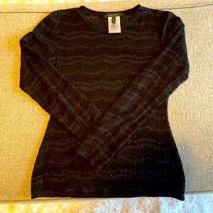 Bcbg MAXAZZRIA black long sleeve top